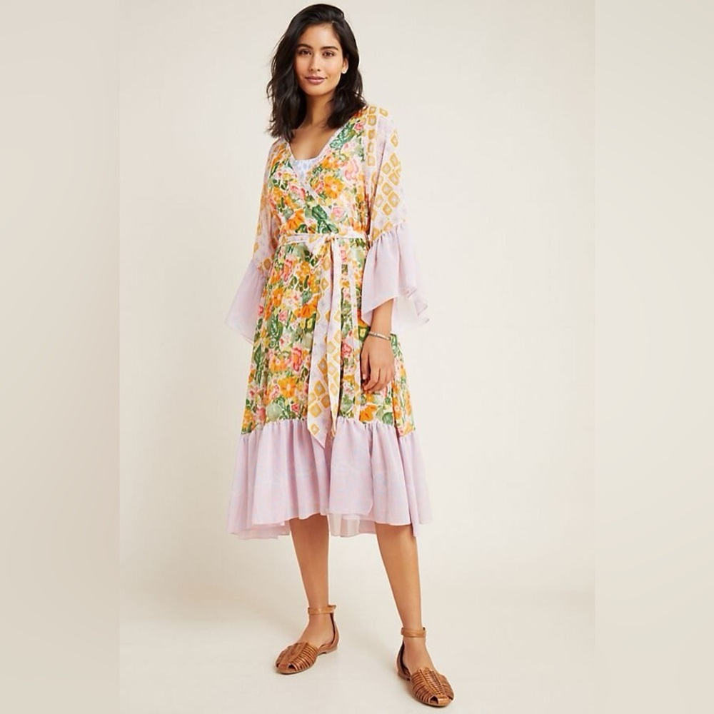 Alja Horvat X Anthropologie “Botanical Lady” Kimono NWT Size m